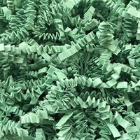 Black Cat Avenue 2 LB Mint Crinkle Cut Paper Shred Filler for Gift Wrap and Basket Filler