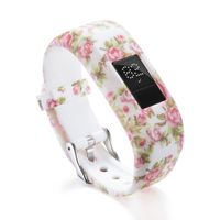 Kanzd Replacemet Silicone Watch Band Strap for Garmin VivoFit Jr/Jr 2 Kids' Fitness (D)