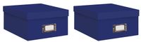 Pioneer Photo Albums Photo Storage Box Bright Blue - B1S-BRBL (2 PACK)