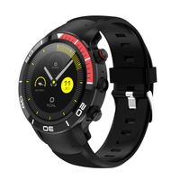 ZZB Smart Watch H8 4G Network Call Android 7.1 RAM 1GB ROM 16GB WiFi Fitness Tracker Heart Rate Ip68 Waterproof Support Nano SIM GPS Locator Bluetooth smartwatch Man Woman (red)