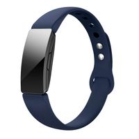 SWEES Silicone Bands Compatible with Fitbit Inspire & Inspire HR & Ace 2, Replacement Soft Thin Band Accessories Small Large for Women Men, Black, White, Blue, Pink, Gray, Wine