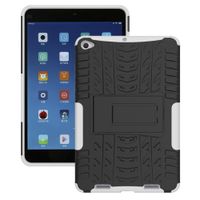 Xiaomi Mi Pad 2 Shockproof Case, Xiaomi Mi Pad 2 Hybrid Case, Dual Layer Protection Shockproof Hybrid Rugged Case Hard Shell Cover with Kickstand for Xiaomi Mi Pad 2 [Not fit Xiaomi Mi Pad] (White)