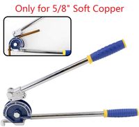 IBOSAD Manual Tube Bender Tool 5/8" thickness Pipe Bending Tool for HVAC Soft Copper