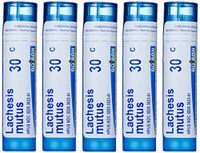 Boiron Lachesis Mutus 30C (Pack of 5), Homeopathic Medicine for Hot Flashes