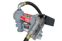 Fill-Rite SD1202G 12V DC Fuel Transfer Pump With Explosion-Proof UL/cUL Listed 1/4 HP Motor And 10 Ft. Static Wire Hose And Manual Nozzle With Suction Pipe