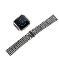 iBasics Stainless Steel Folding Clasp Watch Band Strap Frame for Fitbit Blaze
