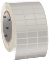 Brady THT-5-484-10 1" Width x 0.5" Height, B-484 Permanent Polyester, Gloss Finish White Thermal Transfer Printable Label (10000 per Roll)