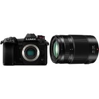 PANASONIC LUMIX G9 Mirrorless Camera Body, 20.3 Megapixels plus 80 Megapixel High-Resolution Mode with 35-100MM Lumix G X Vario Lens