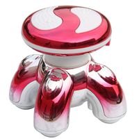 Handheld Mini Scalp Massager,Rechargeable Electric Scalp Body Massager, Release Full Body Massage for Muscles Back Shoulder Calf Pain, Small Triangular Vibration Luminous Massager