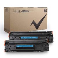 V4INK Compatible Toner Cartridge Replacement for Canon 137 CRG137 for use in Canon imageCLASS D570 MF216N MF244DW MF247DW MF249DW MF232W MF236N MF237w MF229DW MF227DW MF217W MF212W LBP151DW (2 Pack)