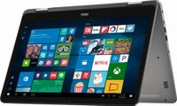 Dell Inspiron 7000 series 2-in-1 17.3" FHD Touch-Screen Premium Build Laptop Computer, Intel Core i7-8550U up to 4.0GHz, 16GB DDR4, 512GB SSD + 2TB HDD, 2GB NVIDIA GeForce MX150, Bluetooth, Wifi, Gray