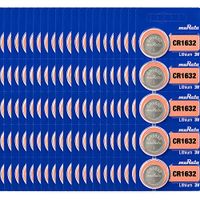 Murata CR1632 Battery 3V Lithium Coin Cell - Replaces Sony CR1632 (100 Batteries)