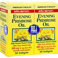 American Health Royal Brittany Evening Primrose Oil Twin Pack - 500 mg - 50+50 Softgels