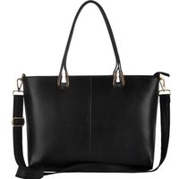 Laptop Bag for Women,15.6 Inch Laptop Tote Bag,Large Tote Bag Handmade Metal Handle,Black