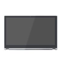 LCDOLED Compatible 15.6 inch 1366x768 LED LCD Display Touch Screen Digitizer Assembly + Bezel Replacement for Acer Aspire V5-571PG V5-571PG-9814 (Silver)