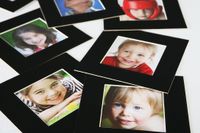 Poster Palooza 25 Pack - Black 5x7 Photo Mat Board with 4x6 Beveled Opening - Fits 5x7 Frame