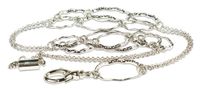 Cosco MyID Breakaway Lanyard for ID Badge Holders, Key Cards and ID Cards, Silver, Large Hoop, 20-Inch (075001)