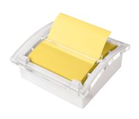 Post-it Pop-up Notes Dispenser, 3 in x 3 in, White Base Clear Top (DS330-WH)