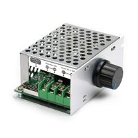 UCTRONICS DC Motor Control, DC 6-60V 20A, Stepless Motor Speed Controller with Adjustable Potentiometer and Accurate LED Display for DC Brush Motor, DC Lamps/LEDs