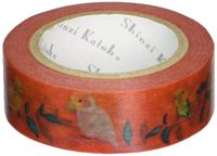 SEAL-DO Washi Masking Tape, Masking Plus Paris Lanthanum, Song Bird, 15mm x 10m (ks-mt-10081)