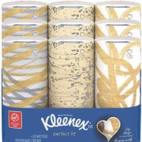 Kleenex Perfect Fit Facial Tissue, 50 Count (Pack of 9)