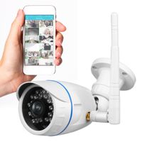 Wireless Outdoor IP Security Camera - Weatherproof HD 720p Home WiFi Surveillance Internet Video w/ Built in16g SD Storage - Motion Detection Night Vision for PC iOS Android - Serenelife IPCAMHD15