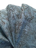 Tissue Paper for Gift Wrapping with Design (for Baby - Soft Blue Woodland Scene), 24 Large Sheets (20x30)