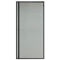 MAGZO Magnetic Screen Door 38x82in Entry Front Door Curtain, Upgrade Left Side Opening Door Mesh with Magnets-Black Fits Door Size up to 38"x82"