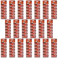 LU Hotsale TianQiu AG5/393A/L754 1.55V Alkaline Cell Button Battery - Silver (20 Packs / 200 PCS)