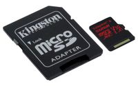 Kingston Digital SDCR/512GB Canvas React 512GB microSDXC Class 10 microSD Memory Card UHS-I 100MB/s R Flash Memory High Speed microSD Card with Adapter