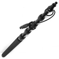 LyxPro MPL-20 Professional Boom Pole with Internal Cable for Shotgun Microphones, Boompole Fish Pole fishpole extends 2.4' - 9.25'