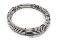 THE CIMPLE CO - Solid Copper Grounding Wire - Proudly Made in America - Ground Protection Satellite Dish Off-Air TV Signal - UV Jacketed Antenna Electrical Shock # 10 Gauge AWG THHN - Gray/Grey 75 FT