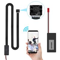 Mini Hidden Spy Camera - WiFi 1080P HD DIY Mini Camera Wireless Video Recorder Motion Detection Night Vision Camera Real-Time View Nanny Cam (60MM, Night Vision)