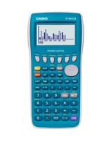 Casio Fx7400 Fx-7400gii Power Graphic Scientific Calculator High Resolution Display Screen Limited Edition 20kb RAM Turquoise Color Limited Edition.