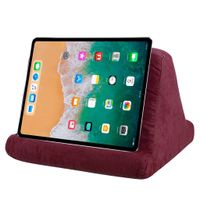 LLguz Phone Bracket Holder,Dual Sided Pillow Rasks Stand for Electric Book Reader Tablet Computer,11x8.6x8 Inch,Universal (Pink)