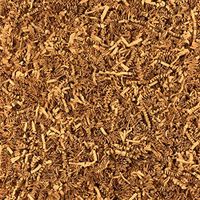 Worlds Crinkle Cut Paper Shred for Packing Filler Gift Wrap Basket Filler Colored Crinkle Paper 8OZ Cognac