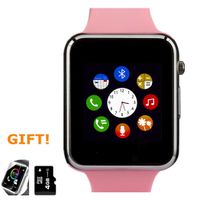 Amazqi Smart Watch, Smartwatch Phone with Camera TF Card Pedometer SIM Card Slot Music Player Compatible for IOS IPhone (Partial Functions) and Android Phone Samsung HUAWEI LG Sony for Women Girl Teen