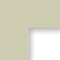 Craig Frames B253 10x12-Inch Mat, Single Opening for 8x10-Inch Image, Pale Laurel with Cream Core