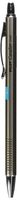 Pilot Cavalier 0.7mm Ballpoint Pen, Black Ink, Silver Black Body (BCA-1SR-B)