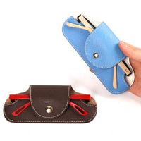 WUTA Eyeglasses Case Holder Acrylic Template Soft Sunglasses Case Pattern Cutting Model for DIY Leather Craft Glasse Cover WT959