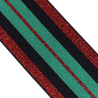 Elastic Stretch Ribbon Band Webbing Belt Strap Craft 2yard 47mm Green Red Lace Trim Tape Sewing Accessories T2405