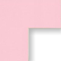 Craig Frames B102 14x16-Inch Mat, Single Opening for 9x12-Inch Image, Hollyhock with Cream Core