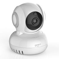Geeni Sentinel Wireless Security Camera, WiFi Home Surveillance IP Camera for Baby Elder Pet Nanny Monitor, Pan and Tilt, Two-Way Audio & Night Vision White (720p)