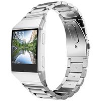 Banband Compatible with Fitbit Ionic Band, Stainless Steel Metal Wristband Replacement Bracelet Strap for Fitbit Ionic Smart Watch (Silver)