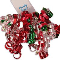 Merry Christmas Printed Bows | Quantity: 24 | Width: 5"