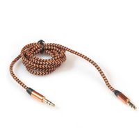 Mchoice 1pc 3.5mm Stereo Car Auxiliary Audio Cable Male To Male for Smart Phone (Yellow)