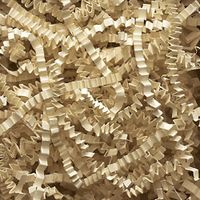 Aviditi CP10W Crinkle Cut Paper, 10 lbs per Case, Ivory