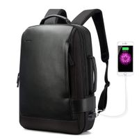 BOPAI Business 15.6 inch Laptop Backpack Convertible Increase Compartment Anti-Theft Laptop Rucksack USB Charging and Water Resistant College Multi-Functional Travel Men Backpack Black