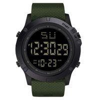 Sports Watch,Hot Sale! Fashion Men LED Digital Date Military Sport Rubber Quartz Watch Alarm Waterproof(Green)