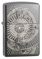 Zippo ZO12314 Fixed Blade, Knife, Camping,outdoorkitchen, One Size, Black Metal Chrome Hunting